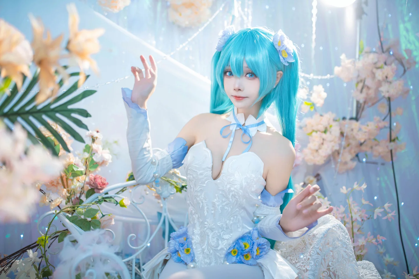 艾西Aiwest - 初音 粉蝶花 [42P] icoser.la (024).webp